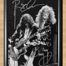 Robert Plant Jimmy Page Led Zeppelin Signed Autographed Photo Poster Print Memorabilia A2 16.5x23.4"