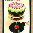 Rolling Stones Let It Bleed Decca  Print Poster Stereo Blue Inner Vinyl LP A2 16.5x23.4""