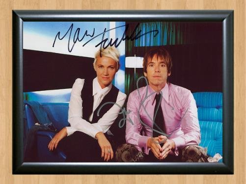 Roxette Marie Fredriksson Band Signed Autographed Photo Poster Print Memorabilia A2 16.5x23.4""
