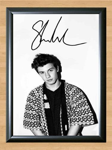 Shawn Mendes Signed Autographed Photo Poster Print Memorabilia A2 16 ...