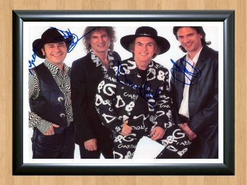Slade Rock Band Signed Autographed Photo Poster Print Memorabilia A2 16.5x23.4""