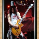 Slash Guitar Guns N Roses Signed Autographed Photo Poster Print Memorabilia A2 16.5x23.4""
