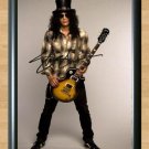 Slash Guitar Guns N Roses Signed Autographed Photo Poster Print Memorabilia A2 16.5x23.4""