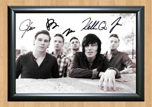 Sleeping with Sirens Ears Signed Autographed Photo Poster Print Memorabilia A2 16.5x23.4""