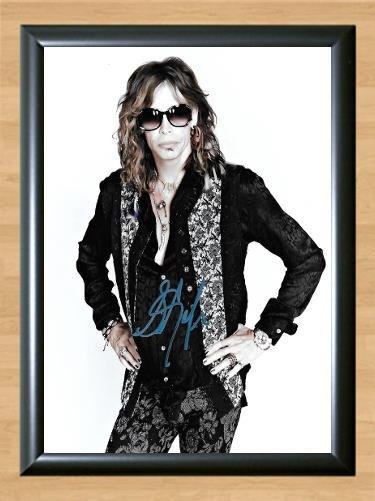 Steven Tyler Aerosmith Signed Autographed Photo Poster Print Memorabilia A2 16.5x23.4""