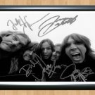 Tesla Rock Band Signed Autographed Photo Poster Print Memorabilia A2 16.5x23.4""