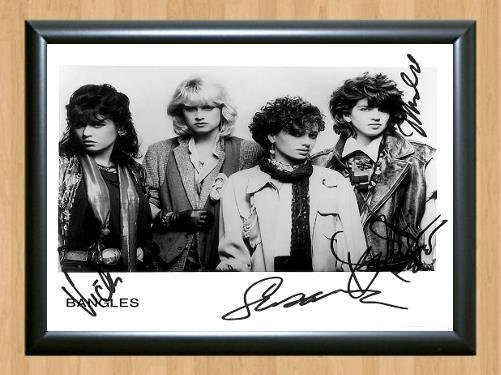 The Bangles Band Signed Autographed Photo Poster Print Memorabilia A2 16.5x23.4""