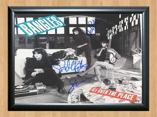 The Bangles Band Signed Autographed Photo Poster Print Memorabilia A2 16.5x23.4""
