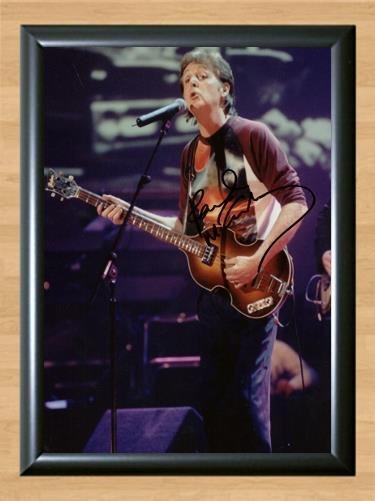 The Beatles Paul McCartney Signed Autographed Photo Poster Print Memorabilia A2 16.5x23.4""