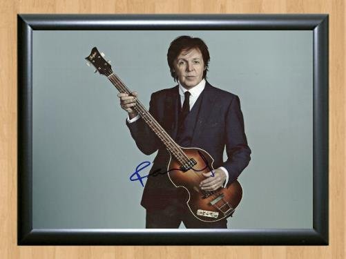 The Beatles Paul McCartney Signed Autographed Photo Poster Print Memorabilia A2 16.5x23.4""