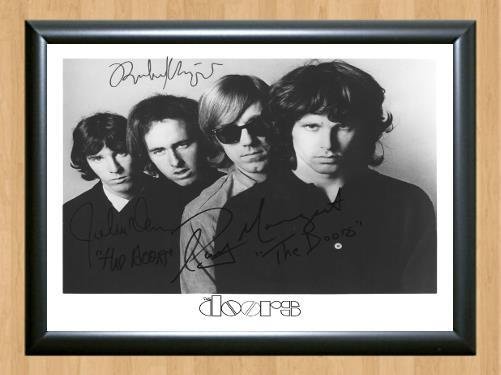 The Doors Jim Morrison Signed Autographed Photo Poster Print Memorabilia A2 16.5x23.4""