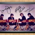 The Monkees Band Signed Autographed Photo Poster Print Memorabilia A2 16.5x23.4""