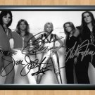 The Runaways Band Signed Autographed Photo Poster Print Memorabilia A2 16.5x23.4""