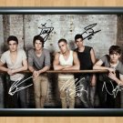 The Wanted 2 Boy Band Group Signed Autographed Photo Poster Print Memorabilia A2 16.5x23.4""