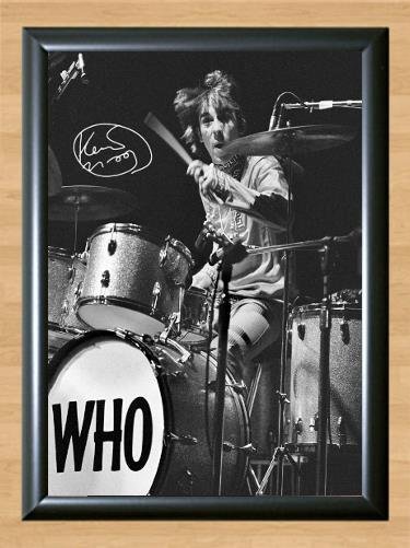 The Who Keith Moon Signed Autographed Photo Poster Print Memorabilia A2 16.5x23.4""