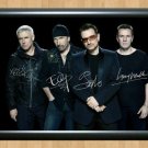 U2 Bono The Edge Adam Clayton Larry Mullen Signed Autographed Photo Poster Print Memorabilia A2 16.5