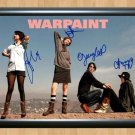 Warpaint Rock Band Signed Autographed Photo Poster Print Memorabilia A2 16.5x23.4""
