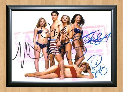 American Pie Cast Signed Autographed Photo Poster Print Memorabilia A2 16.5x23.4""