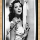 Ann Rutherford Gone with Wind Signed Autographed Photo Poster Print Memorabilia A2 16.5x23.4""