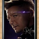 Avengers Endgame Hawkeye Clint Barton Jeremy Renner Signed Autographed Photo Poster Memorabilia A2 1
