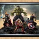 Avengers Marvel Heroes Captain America Thor Kid Decor Art  Print Photo Poster A2 16.5x23.4""