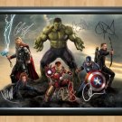 Avengers Marvel Thor Hulk Signed Autographed Photo Poster Print Memorabilia A2 16.5x23.4""