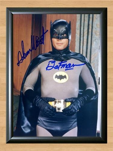 Batman    Adam West Signed Autographed Photo Poster Print Memorabilia A2 16.5x23.4""