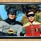 Batman and & Robin Adam West Burt Ward Signed Autographed Photo Poster Print Memorabilia A2 16.5x23.