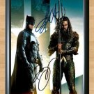 Batman Aquaman Jason Momoa Ben Affleck Signed Autographed Photo Poster Print Memorabilia A2 16.5x23.