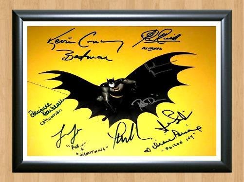 Batman DC Comics Kevin Conroy Cast Signed Autographed Photo Poster Print Memorabilia A2 16.5x23.4""