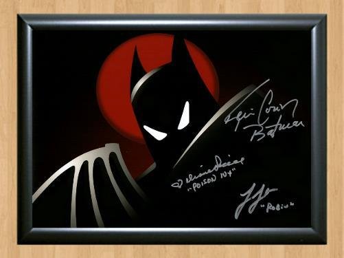 Batman The Animated  Cast Signed Autographed Photo Poster Print Memorabilia A2 16.5x23.4""