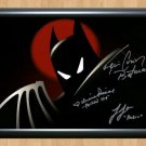 Batman The Animated  Cast Signed Autographed Photo Poster Print Memorabilia A2 16.5x23.4""