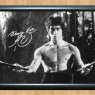 Bruce Lee  Signed Autographed Photo Poster Print Memorabilia A2 16.5x23.4""