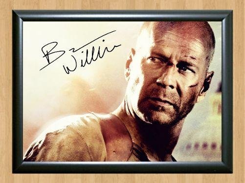 Bruce Willis The Expendable 24 Die Hard 1 2 Signed Autographed Photo Poster Print Memorabilia A2 16.