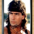 Charlie Sheen Hot Shots Signed Autographed Photo Poster Print Memorabilia A2 16.5x23.4""
