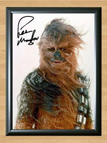 Chewbacca Peter Mayhew Star Wars Signed Autographed Photo Poster Print Memorabilia A2 16.5x23.4""