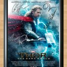 Chris Hemsworth Thor Dark World Signed Autographed Photo Poster Print Memorabilia A2 16.5x23.4""