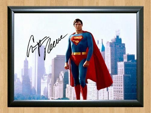 Christopher Reeve Superman Chris Reeves Signed Autographed Photo Poster Print Memorabilia A2 16.5x23