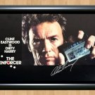 Clint Eastwood Dirty Harry Signed Autographed Photo Poster Print Memorabilia A2 16.5x23.4""