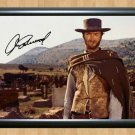 Clint Eastwood The Good Bad And Ugly Signed Autographed Photo Poster Print Memorabilia A2 16.5x23.4"