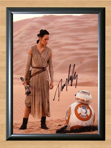 Daisy Ridley Star Wars Signed Autographed Photo Poster Print Memorabilia A2 16.5x23.4""