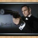 Daniel Craig James Bond 007 Signed Autographed Photo Poster Print Memorabilia A2 16.5x23.4""
