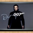 Daniel Craig James Bond 007 Signed Autographed Photo Poster Print Memorabilia A2 16.5x23.4""