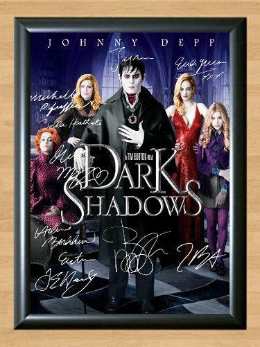 Dark Shadows Johnny Depp Cast Signed Autographed Photo Poster Print Memorabilia A2 16.5x23.4""