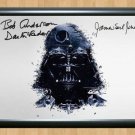 Darth Vader Bob Anderson James Earl Jones Signed Autographed Photo Poster Print Memorabilia A2 16.5x