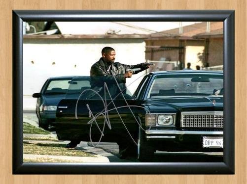 Denzel Washington Training Day Signed Autographed Photo Poster Print Memorabilia A2 16.5x23.4""