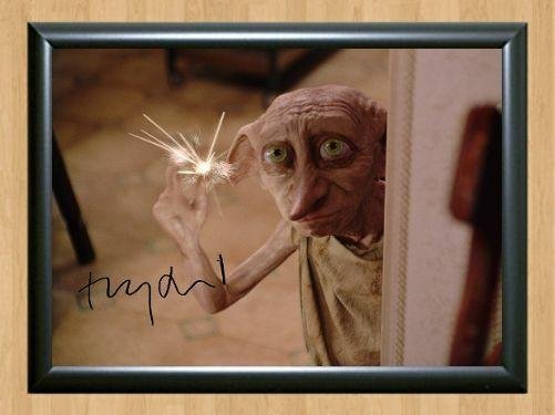 Dobby Harry Potter Signed Autographed Photo Poster Print Memorabilia A2 16.5x23.4""