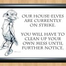 Dobby House Elf Harry Potter Font Must Have For All Fans Poster  Photo Print A2 16.5x23.4""