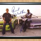 Fast & Furious Paul Walker Tyrese Gibson Signed Autographed Photo Poster Print Memorabilia A2 16.5x2