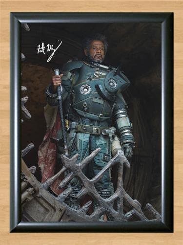 Forest Whitaker Star Wars Rogue Signed Autographed Photo Poster Print Memorabilia A2 16.5x23.4""
